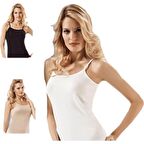 Tutku Kadın İp Askılı Atlet Ribana  Renkli 3 Lü Paket