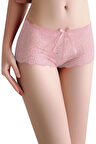 Kadın Dantel Boxer Esnek Rahat Estetik  