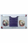 3 lü Kuş Baskılı %100 Pamuklu Mutfak Havlusu 30 x 50 Cm