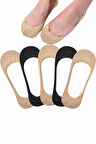 6lı Kadın Pamuklu İnce Mini Görünmez Suba Çorap