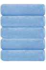 5 li Otel Banyo Havlusu Pamuklu 70X145 Cm Renkli 16/1 Avs 440 Gr