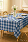 Mira Home Kareli Masa Örtüsü Sofra Bezi 160X220 Cm Rustik