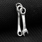 Anahtar Tasarımlı 925 Ayar Gümüş Erkek Kolye Ucu