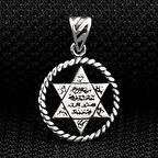 Mührü Süleyman 925 Ayar Gümüş Erkek Kolye