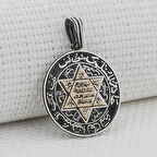 Süleyman Mührü 925 Ayar Gümüş Erkek Kolye