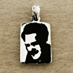 Nazım Hikmet 925 Ayar  Gümüş Erkek Kolye