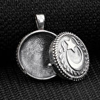 Büyük Kartal Tasarımlı  925 Ayar Gümüş Erkek Kolye Ucu