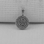 Allah Yazılı Kebir Dualı Cevşen 925 Ayar Gümüş Erkek Kolye Ucu