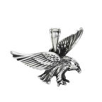 Kartal Tasarımlı 925 Ayar Gümüş Erkek Kolye Ucu