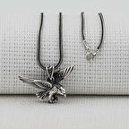 Kartal Tasarımlı 925 Ayar Gümüş Erkek Kolye