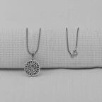 Kebir Dualı Cevşen 925 Ayar Gümüş Erkek Kolye