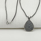 Kıtmir Ve Nazar Dualı 925 Ayar Gümüş Erkek Kolye