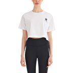 Columbia CSC W Framed Halftone Logo SS Tee Beyaz T-shirt