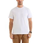 Columbia CSC Bar Split Graphic Kısa Kollu Erkek T-shirt Beyaz CS0121-100