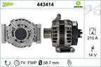 Ford Alternator 12v 210a Transıt V347 V363 2.2tdci 14> - Hella 8el011713-921