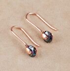 TEK TAŞ 925 AYAR GÜMÜŞ KÜPE