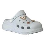 Akınal Bella E428 Beyaz Kadın Hastane Sabo Terlik Sandalet