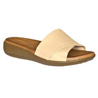 Cex 25Y TRV-9 Krem Kadın Günlük Terlik