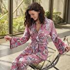 Kadın Kimono ve Pantolon Takım