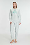 Anıl 11269 Kadın Uzun Kol Polar Pijama Takımı MAN11269