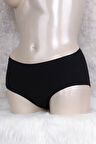 Kadın Pamuklu Orta Bel Geniş Bel Lastikli Slip (2677) MAN2677