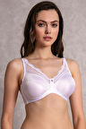 Kadın Balenli Desteksiz Dolgusuz Toparlayıcı Dantelli Küçültücü Sütyen (3712) MAN3712
