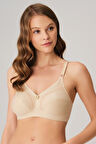 Kadın Pamuklu Balenli Desteksiz Dolgusuz Toparlayıcı Küçültücü Sütyen (3714) MAN3714