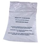 250 Adet Otel Buklet Tipi Banyo Tuvalet  Hijyen Atık Poşeti Kirli Çamaşır Torbası 15 x 25 cm Küçük