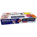 Rubenis 10 Renk Akrilik Boya Şişede