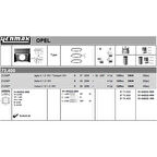 Opel Motor Piston+segman Komple 050 (73,90mm) Corsa C – Corsa D – Astra H – Agıla A – Z12xep - Yenmak 31-04222-050