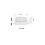 Mazda On Fren Balatası Mitsubıshı Pajero 3.2di D 07> Mazda E2000; E2200 2.0.2.2d (06 / 1994 08 / 2002) 14 - Braxıs Ab0244