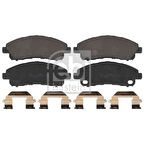 Mitsubıshı Ticarı Fren Balatası On Arka Disk Mitsubıshı Fuso Canter Teb Tfb35 Tfb35l Euro6 16> - Febi 16948