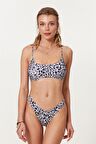 Askılı Bustiyer Bikini Takım 217283 Desenli