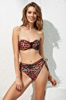 Pierre Cardin Bella Straplez Kaplı Toparlayıcı Bikini Animal 221222