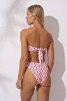 Pierre Cardin Aksesuarlu Straplez Bikini Takım Desenli 241219