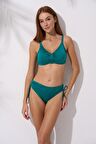 Pierre Cardin İnce Askılı Toparlayıcı Bikini Takım Yesil 241252