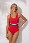 Pierre Cardin Parçalı Yüzücü Mayo Kirmizi 241145