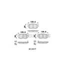 Hyundaı On Fren Balatası Hyundaı Accent Era 2006-2012 Kia Rio 2006-2012 İ20 2008-> - Braxıs Ab0185