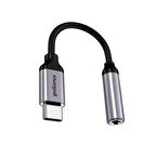 Type C To Aux 3.5mm Jack Kulaklık Dönüştürücü Type-C Telefon Tablet Uyumlu Adaptör