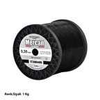 Mercan Standart 1 Kg Siyah Bobin Misina