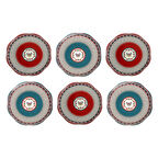 Lucky Art Liora Bone 27Cm 6Li Tabak Seti