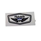 Mobylette M Yazı Siyah Kanatlı