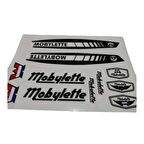 Mobylette Av-7 Yazı Takımı Siyah