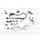 Mondial 125Rt Akık Gidon Elektrik Tesisatı Orj *