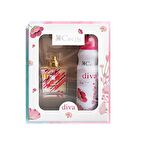 Cecile Diva EDT Çiçeksi Kadın Parfüm 100 ml & Cecile Diva Deodorant 150 ml 