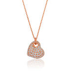 Gümüş Kalp Kadın Kolye