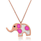 Gümüş Fil Kadın Kolye