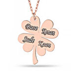 Gümüş Dört Yaprak İsimli Yonca Kadın kolye