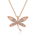 Gümüş Yusufçuk Kadın Kolye