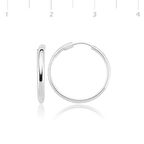 Gümüş Halka Küpe